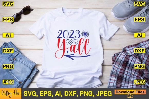 2023 Y all SVG Design Cute File for Graphics and Crafts