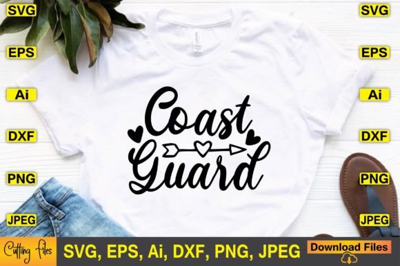 Coast Guard SVG Design for Crafts and Graphics