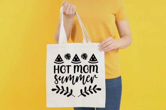 Hot Mom Summer_Svg Vector Design for Print Templates and Graphics