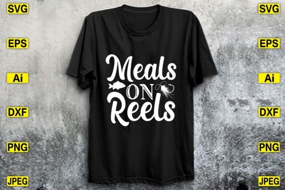 Meals on Reels SVG Design for Crafts and Graphics