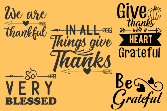 Thanksgiving Bundle SVG Sublimation for Crafts and Graphics